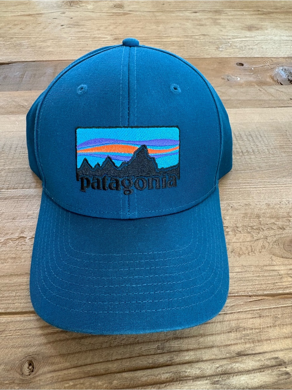 Patagonia Teal Mountain Patch Cap